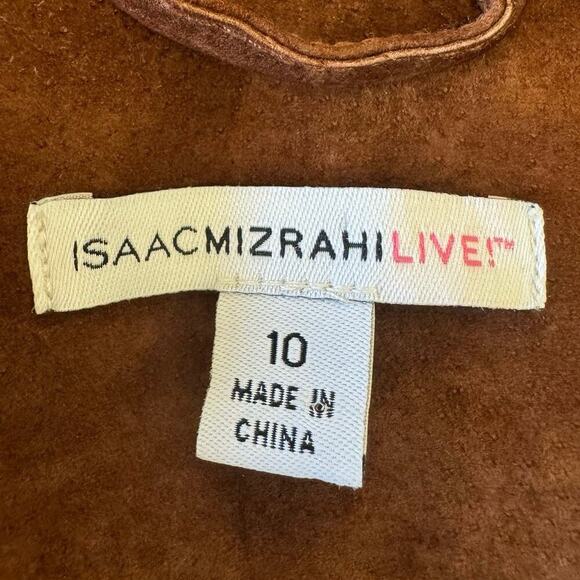 Vintage Leather Moto Jacket Brown Quilted Leather and Suede - Picture 9 of 10